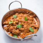 The Battle of the Curries: Lamb Madras vs. Shrimp Madras